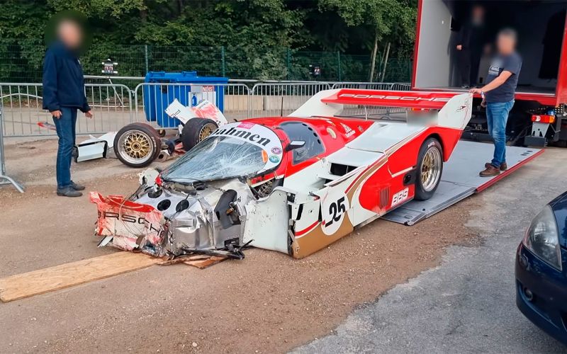 
            Porsche 962C за $1,2 млн разбили на треке. Видео
        