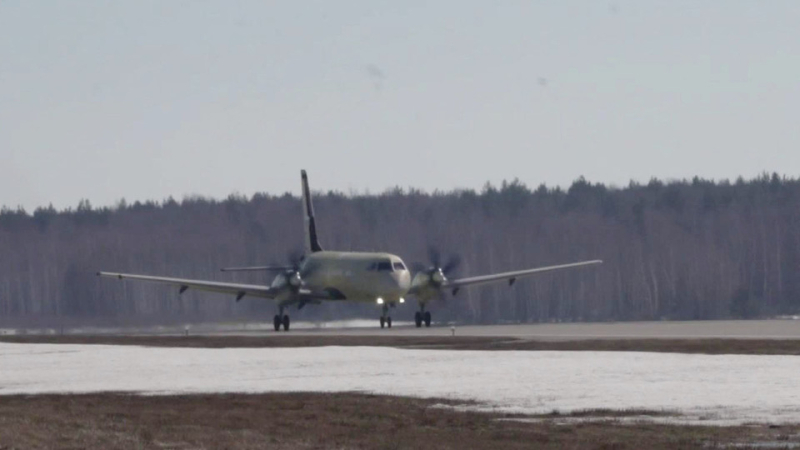 В небо поднялся уже второй опытный образец гражданского самолета Ил-114-300